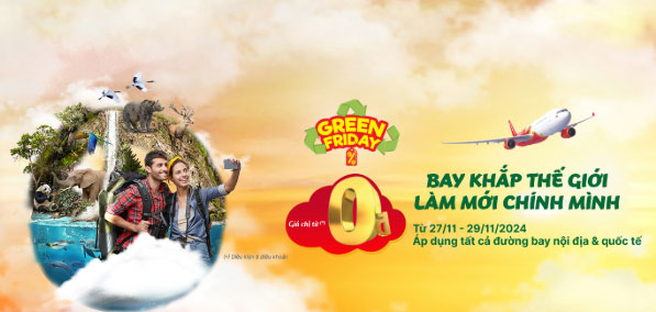 Green Friday Bay Khắp Thế Giới Làm Mới Chính Mình